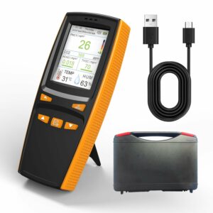 Treevian CO2 Formaldehyde PM2.5 TVOC Air Quality Meter