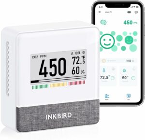 Inkbird CO2 Detector Bluetooth Air Quality Monitor
