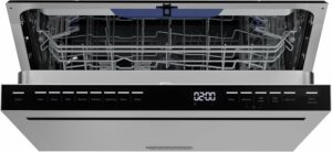 Empava 24-Inch Built-in Dishwasher 15 Place Settings 49 dB