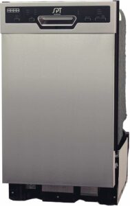 SPT SD-9254SSB 18-Inch Built-In Dishwasher with Heated Drying