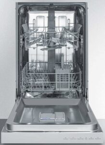 Summit Appliance DW18SS4 18-Inch Built-In Dishwasher (8 Place Settings)
