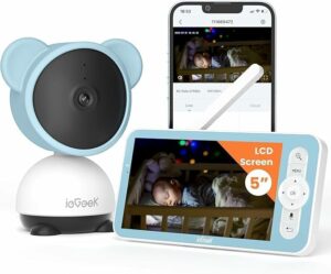 ieGeek 1080p Baby Monitor with 5-Inch Screen and App Control