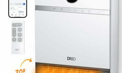 Dreo Smart Wall Heater with 30° Oscillation and Adjustable Thermostat product image