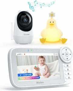 Madaz Baby Monitor with 5-Inch Display 1080p Camera and Night Vision product image