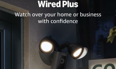 Ring Floodlight Cam Wired Plus 1080p Outdoor Security Camera product image
