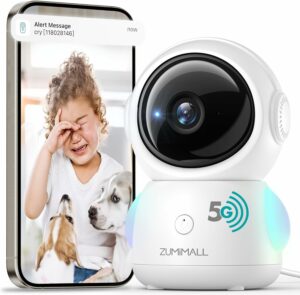 ZUMIMALL 2K Security Camera with Auto Tracking and AI Detection product image