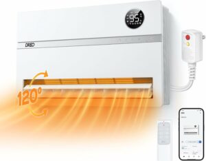 Dreo Wall Heater 1500W with ALCI Plug and Oscillation