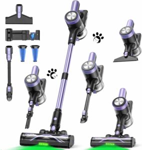 SUXIANGVAC Stick Vacuum 46KPa 500W 55 Min Runtime (Cordless)