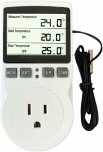 ecoartheating Programmable Thermostat Temperature Controller (Heating/Cooling)