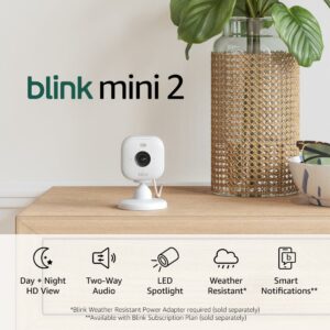 Blink Mini 2 1080p Security Camera with Color Night View product image