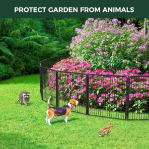 FXW Garden Fence 50-Inch x 10.4-Foot Metal Animal Barrier (4 Panels)