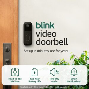Blink Video Doorbell with Sync Module - HD Security Camera product image