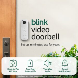Blink Video Doorbell with Sync Module - HD Security Camera product image