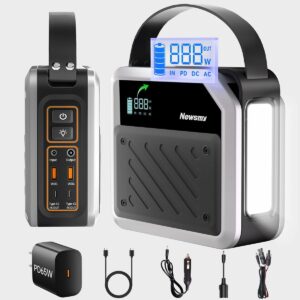 Newsmy Portable Power Station 270Wh 268W with 2x USB-C PD