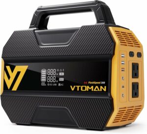 VTOMAN FlashSpeed 300 Portable Power Station 300W 230Wh LiFePO4