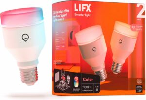 LIFX A19 1100-Lumen Wi-Fi Smart LED Bulb (2-Pack)