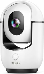 Cloarks 2K Pan/Tilt Security Camera with AI Motion Detection and Color Night Vision product image