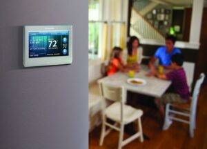 Honeywell RTH9580WF1005/W1 Smart Wi-Fi 7 Day Programmable Color Touch Thermostat, Works with Amazon Alexa product image