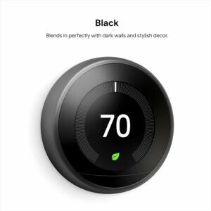 Nest 9750016 T3016US Thermostat 3.3 x 1.2 x 3.3 Black