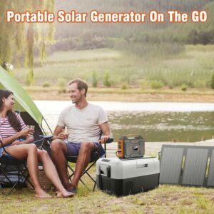 ZeroKor 300W Portable Power Station 280Wh with 60W Solar Panel