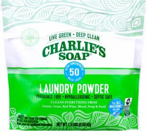 Charlie's Soap Laundry Powder Detergent (50 Loads)
