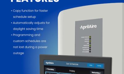 AprilAire 8920W Wi-Fi Programmable Color Touchscreen Thermostat with IAQ Control; Amazon Alexa and Google Assistant Compatible Wi-Fi Multi-Stage Univ. w/Tot. IAQ (Color Display) product image