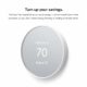 Google Nest Thermostat - Smart Thermostat for Home - Programmable Wifi Thermostat - Snow product image