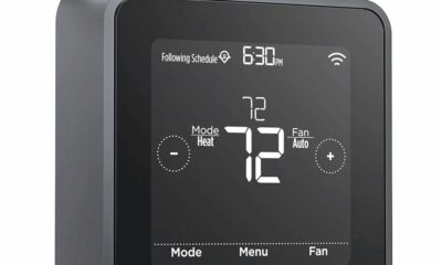 Honeywell Home RCHT8612WF T5 Plus Wi-Fi Touchscreen Smart Thermostat with 7 Day flexible programming and Geofencing Technology Black product image