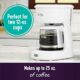 Mr. Coffee 2134286 ® 5-Cup Mini Brew Switch Coffee Maker, White WHITE 5-Cup Coffee Maker product image
