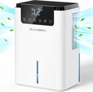ZUKBEN Dehumidifier 2200ml for 500 sq.ft