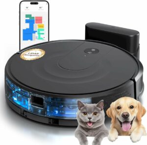 Seyanke LiDAR 9000Pa Robot Vacuum and Mop
