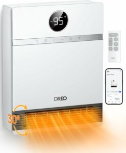 Dreo Smart Wall Heater PTC Space Heater with Oscillation