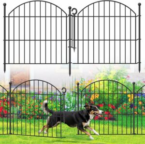 Thrivinest 24-Inch No-Dig Decorative Fence (10-Pack)