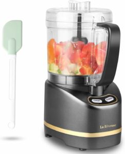 La Reveuse 200W Mini Food Processor 2-Cup