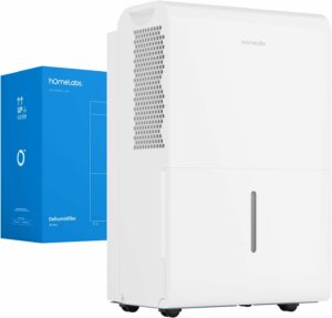 hOmeLabs 50-Pint Wi-Fi Dehumidifier for Large Rooms