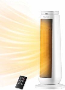 PELONIS Oscillating Ceramic Tower Heater 1500W with Remote product image