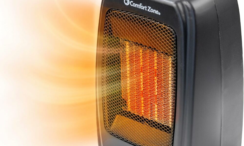 Comfort Zone CZ442E 1500W Ceramic Space Heater product image