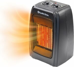 Comfort Zone CZ442E 1500W Ceramic Space Heater