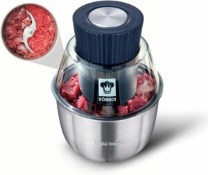 KOBACH 1.9-Qt Food Processor & Meat Grinder