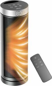 JIBUFI Ceramic Space Heater with Remote Control, 3 Modes product image