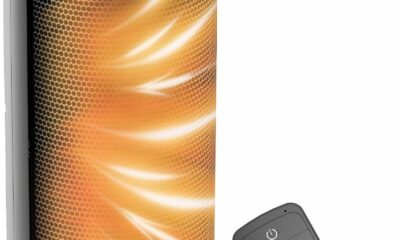 JIBUFI Ceramic Space Heater with Remote Control, 3 Modes product image