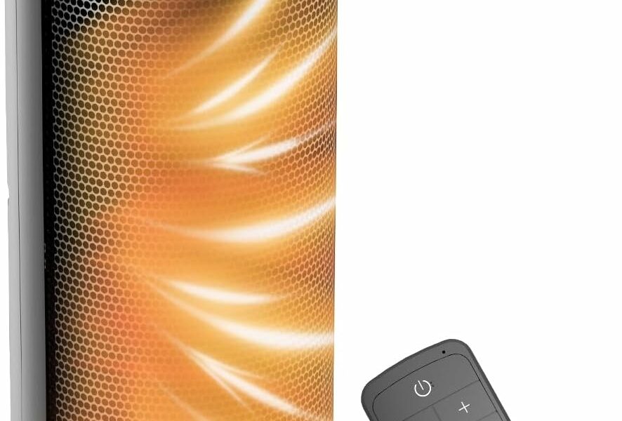 JIBUFI Ceramic Space Heater with Remote Control, 3 Modes product image