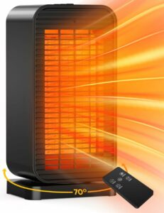 HETRAROOT PTC Ceramic Space Heater 1200W with Remote