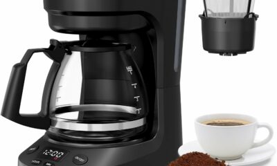 Havato 5-Cup Coffee Maker with Programmable Timer and Glass Carafe product image