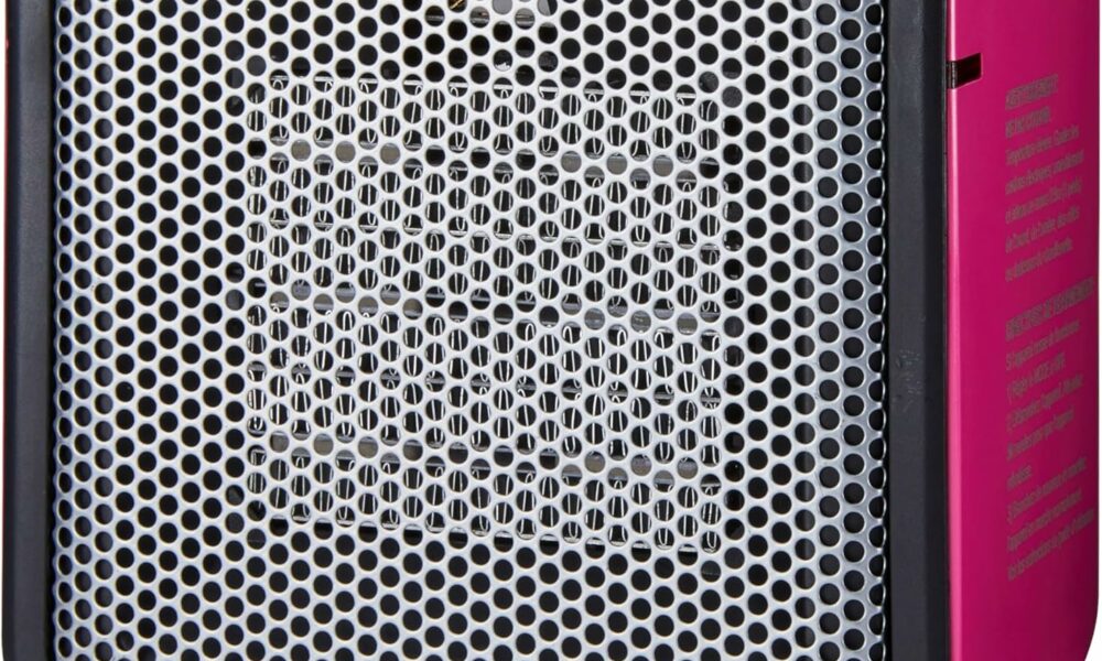Amazon Basics Ceramic Space Heater, 500W, With Tip-Over Protection product image