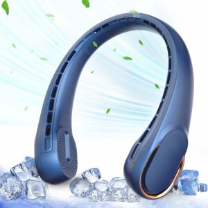ASNUG USB Rechargeable Neck Fan 4000mAh 3-Speed Personal Fan