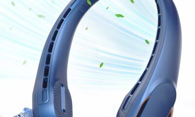 ASNUG USB Rechargeable Neck Fan 4000mAh 3-Speed Personal Fan product image