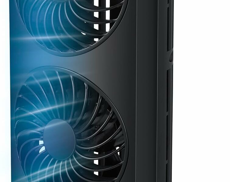 KopBeau 13-Inch 3600RPM Oscillating Tower Fan product image
