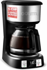 Gourmia 5-Cup Drip Coffee Maker