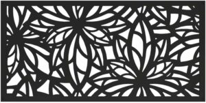 Barrette Outdoor Living Freesia Decorative Screen Panel
